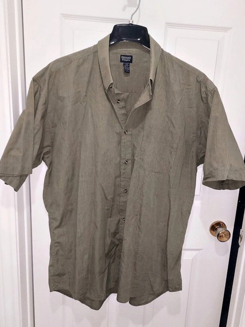 Denver Hayes Short Sleeve Checkered Shirt Size 2XL